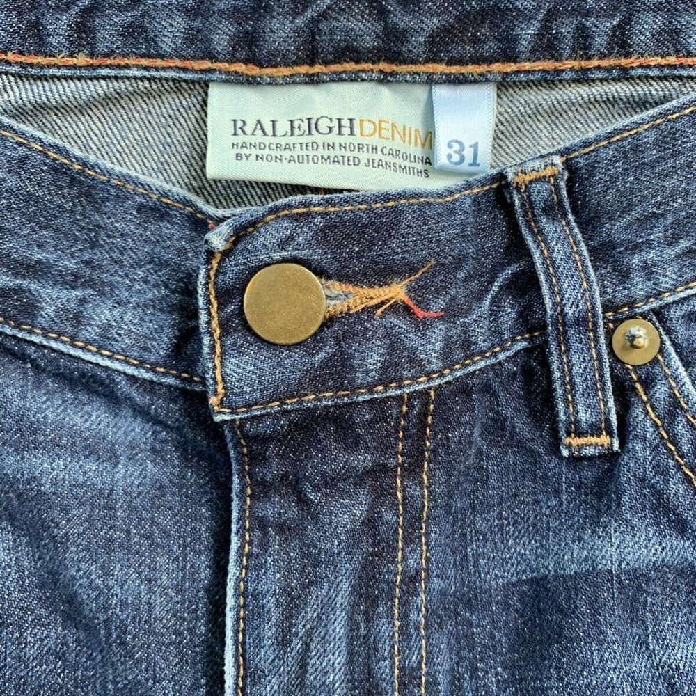 Raleigh denim Jones jeans 31‎ men’s distressed - Picture 5 of 10
